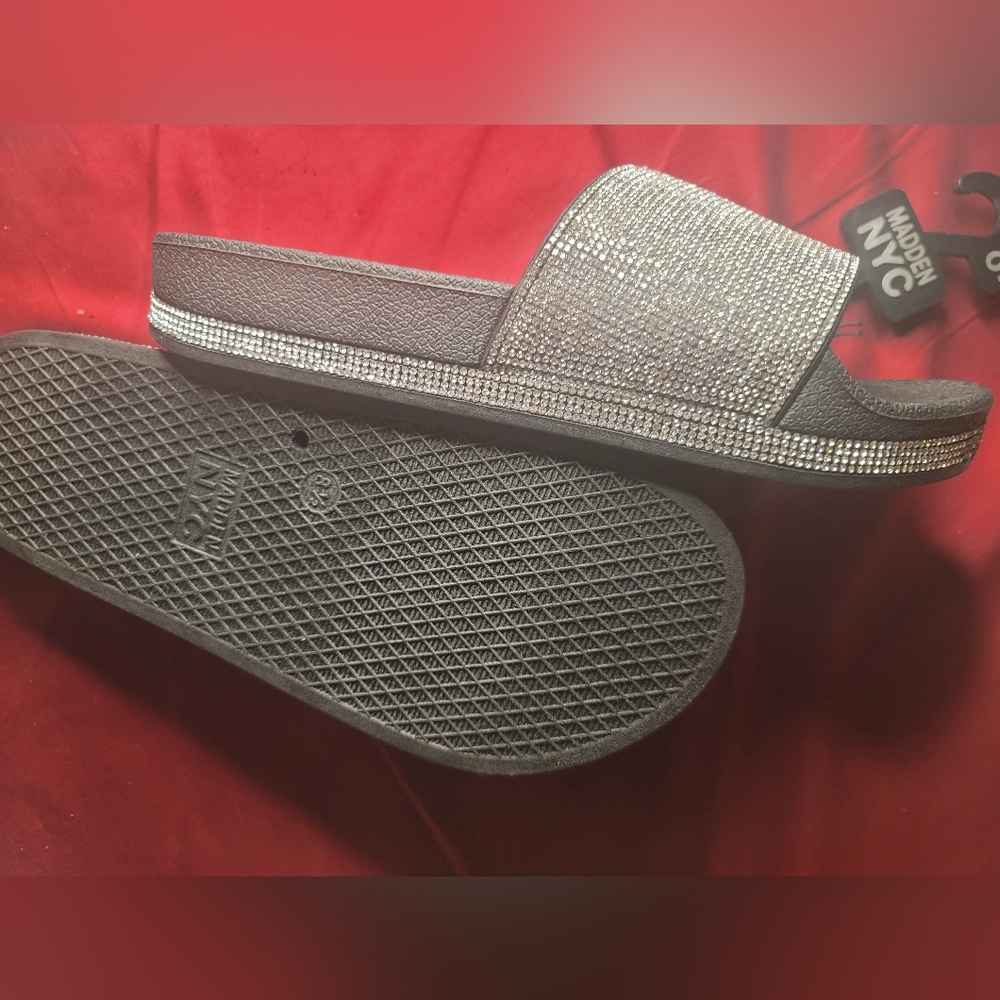 NWT BLING BLING WOMENS SLIDES SIZE 8.5 - Picture 6 of 10